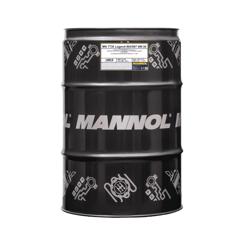 MANNOL LEGEND 504/507 0W30 7730 208L BARREL TRADE BUY