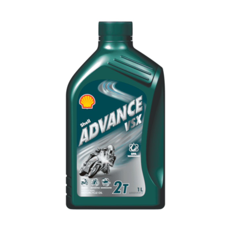 Shell Advance Vsx 2T Semi Synthetic 2-Stroke Motorcycle Engine Oil 1L