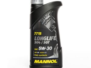 Mannol 5W-30 C3 (7715) Vw504/Vw507 Longlife 3 Fully Synthetic - 1 L
