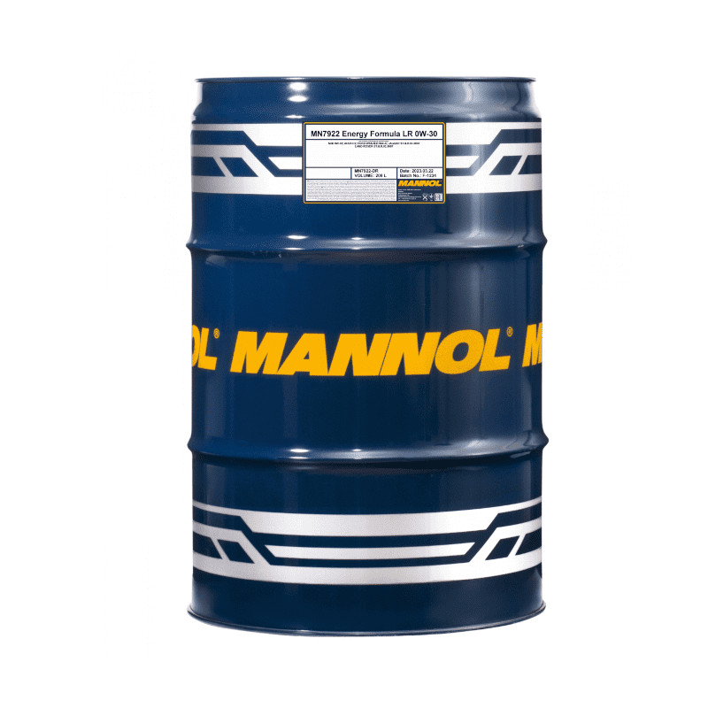 MANNOL ENERGY FORMULA LR 0W-30 - 7922 - 208L BARREL