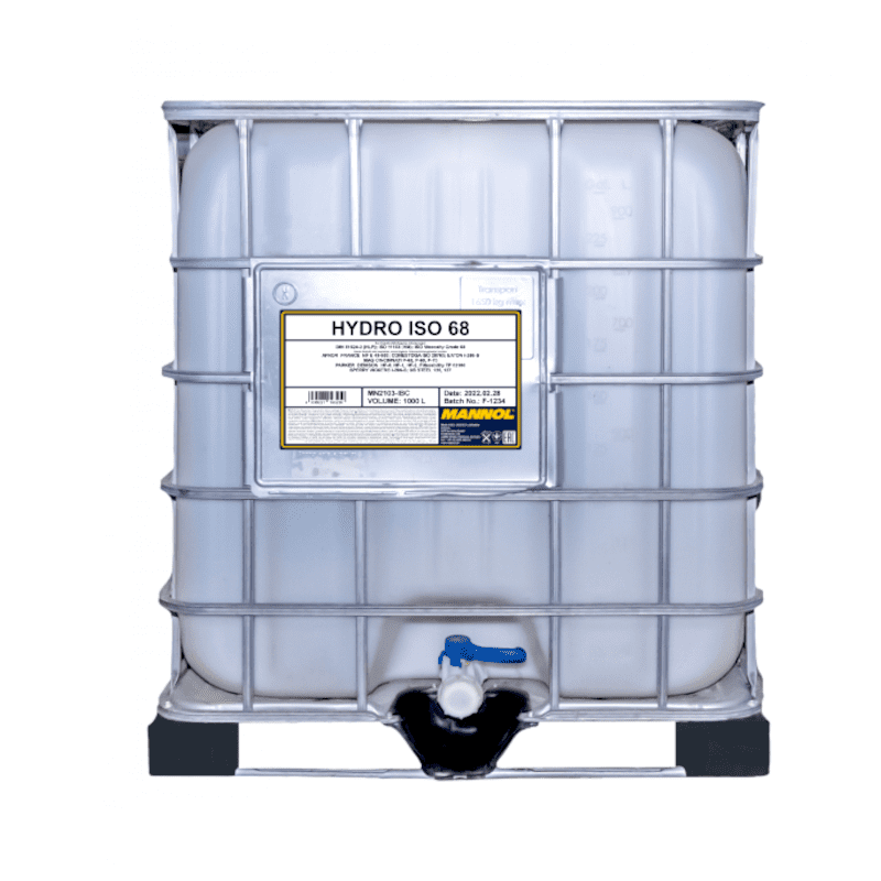 MANNOL HYDRO ISO 68 HYDRAULIC OIL - MN2103 - 1000L