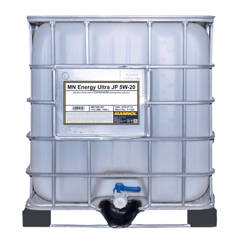 MANNOL ENERGY (7906)ULTRA JP 5W-20 ENGINE OIL FORD GM DEXOS 1 ECOBOOST STOPSTART - 1000L