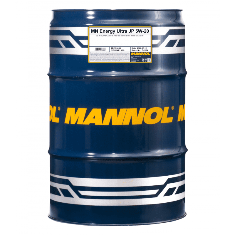 MANNOL ENERGY (7906)ULTRA JP 5W-20 ENGINE OIL FORD GM DEXOS 1 ECOBOOST STOPSTART - 60L
