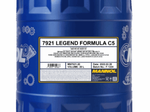 Mannol Legend Formula C5 0W20 C5 (7921) - Api Sp (Rc) - 20 L