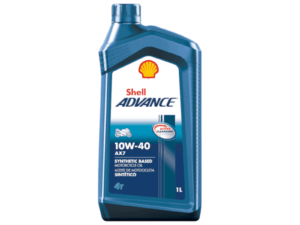 Shell Advance Ax7 4T 10W40 (550053815) Semi-Synthetic Motorcycle Engine Oil - 1L