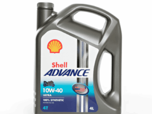 Shell Advance 4T Ultra 10W40 Motorbike Oil - Fully Synthetic (550053586) - 4 L