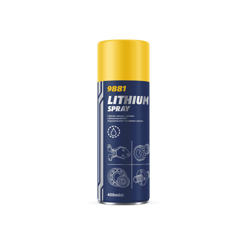 MANNOL CASE OF 12 Lithium spray 400ml 9881