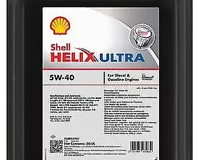 Shell Helix Ultra 5W40 Fully Synthetic High Performance Acea a3/b4 - 20L(550054761)