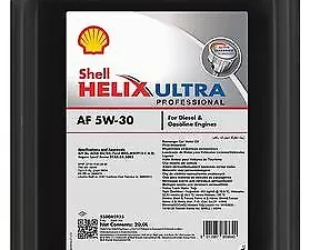 Shell Helix Ultra Prof AF 5W30 ACEA A5/B5 Ford 20 Litre (550045935)