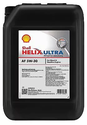 Shell Helix Ultra Prof AF 5W30 ACEA A5/B5 Ford 20 Litre (550045935)