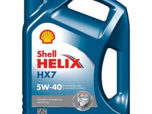 Shell Helix Hx7 5W40 Engine Oil Hx7 A3 B4 Api Sn Semi Synthetic - 5L (550053771)
